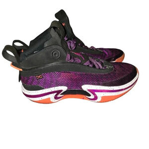 Air Jordan XXXVI 36 'First Light' Black Purple Sneaker Mens Size 8.5 CZ2650-004